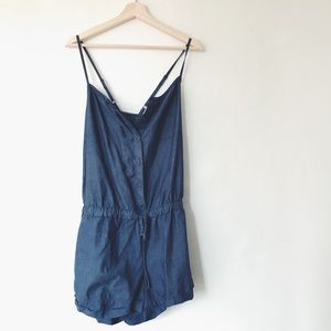 Chambray romper